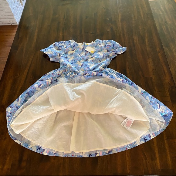 Mini Boden Unicorn Bow Party Dress - Picture 7 of 12
